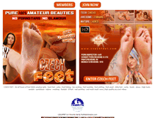 Tablet Screenshot of czechfeet.com